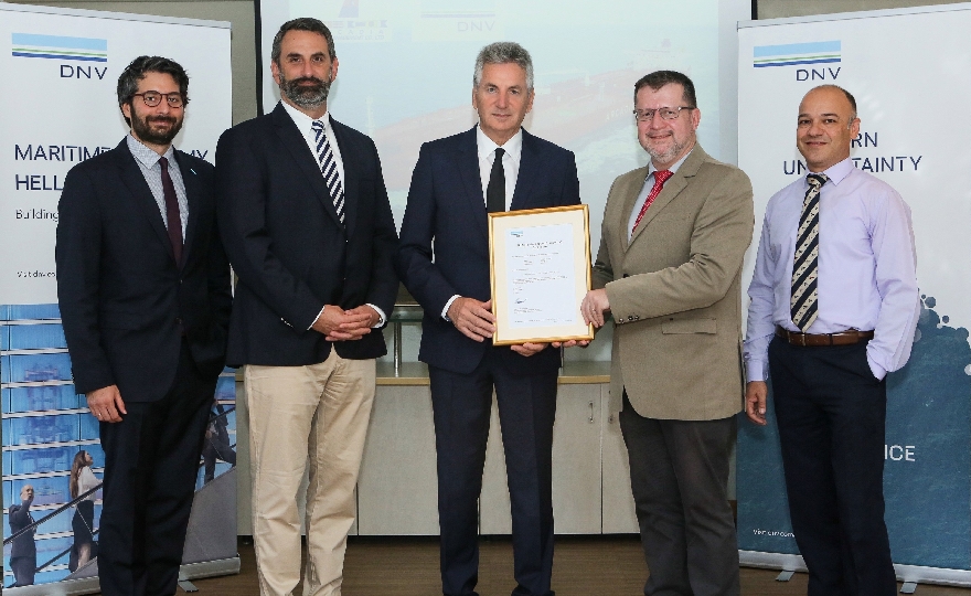 DNV recognizes Arcadia Shipmanagement’s Aegean Myth as the first verified SEEMP III vessel